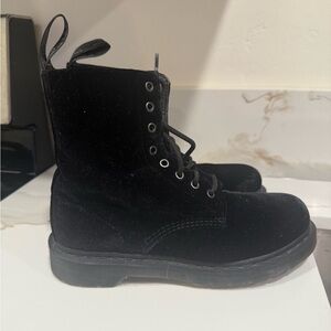 Dr. Martens Black Boots with Durable Construction